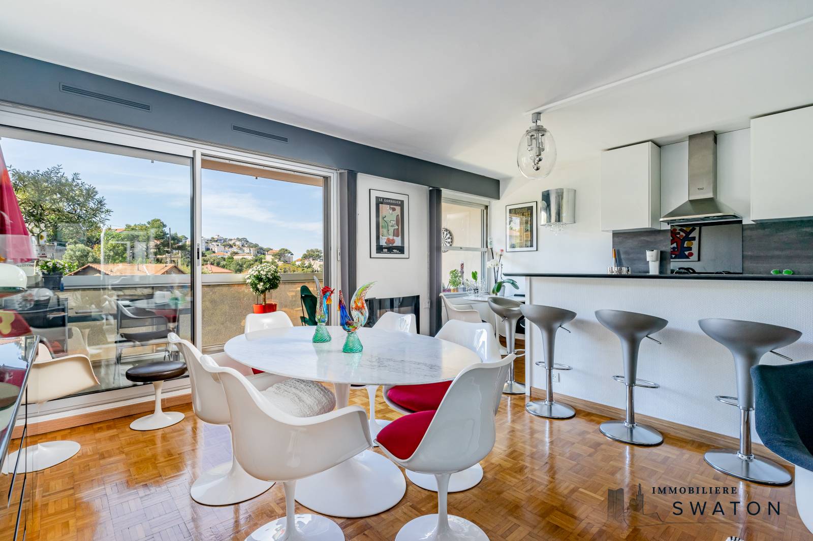 Salle à manger sur terrasse