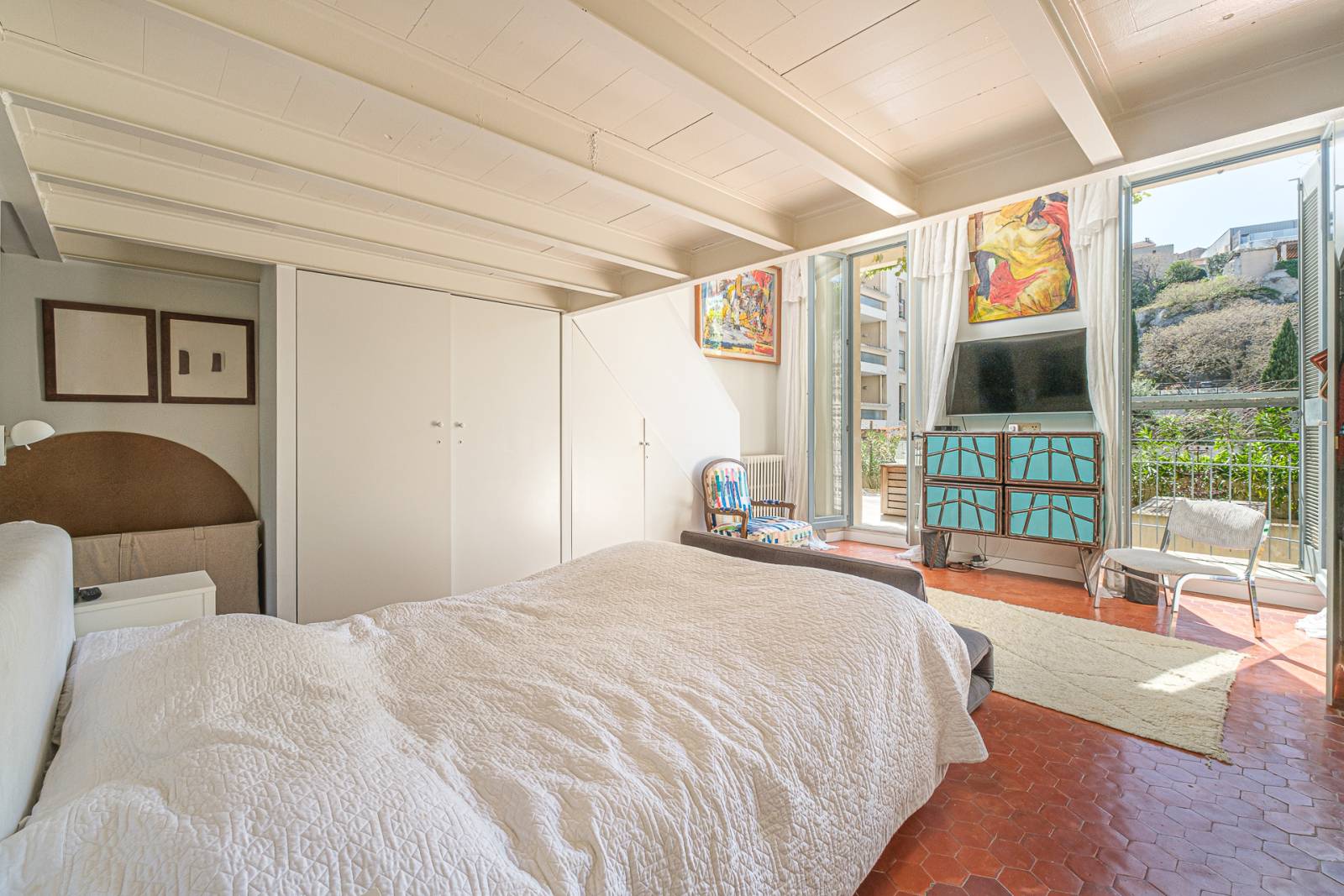 Chambre sur terrasse