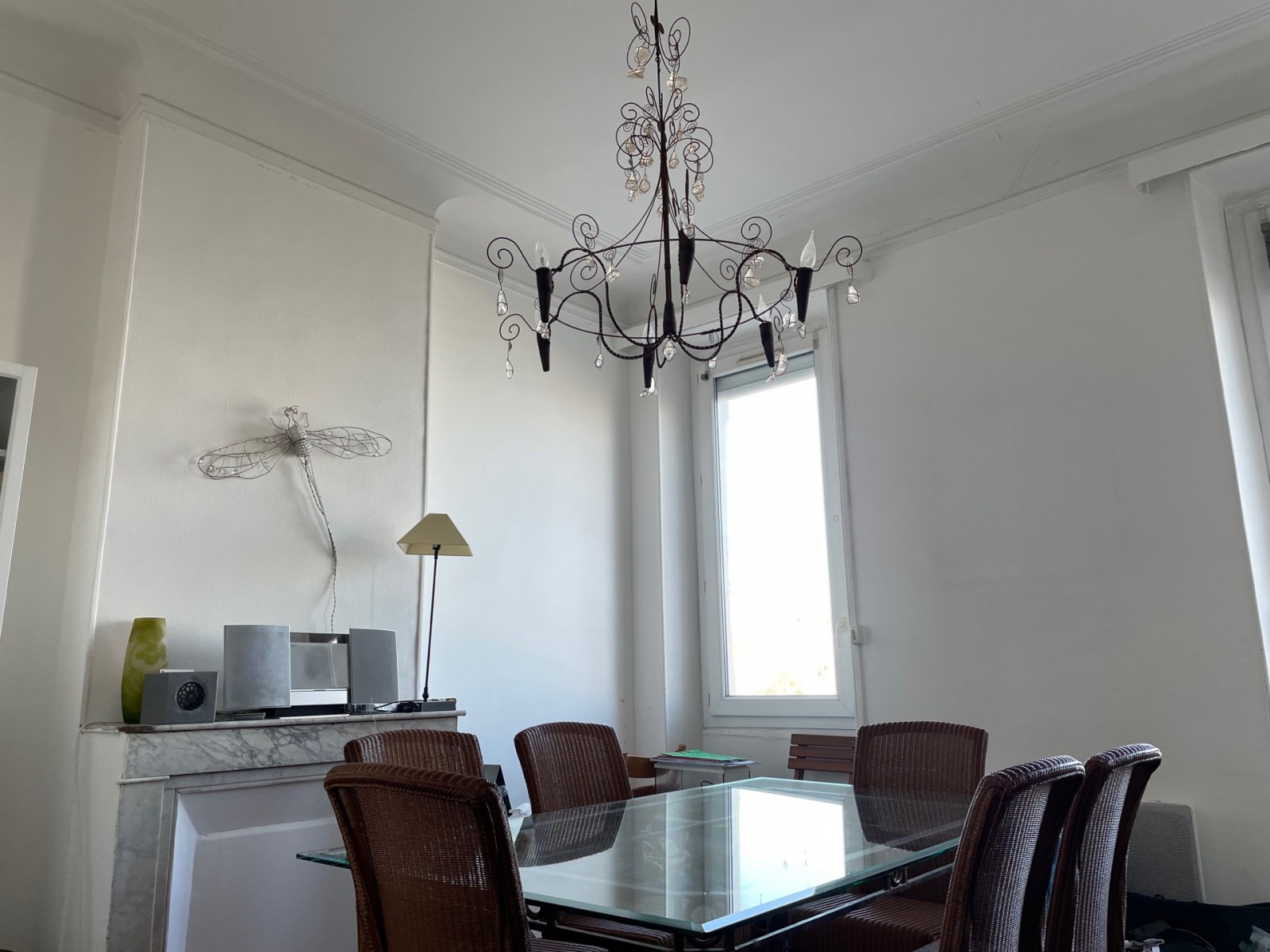 Marseille salle amanger T3 vue Mer