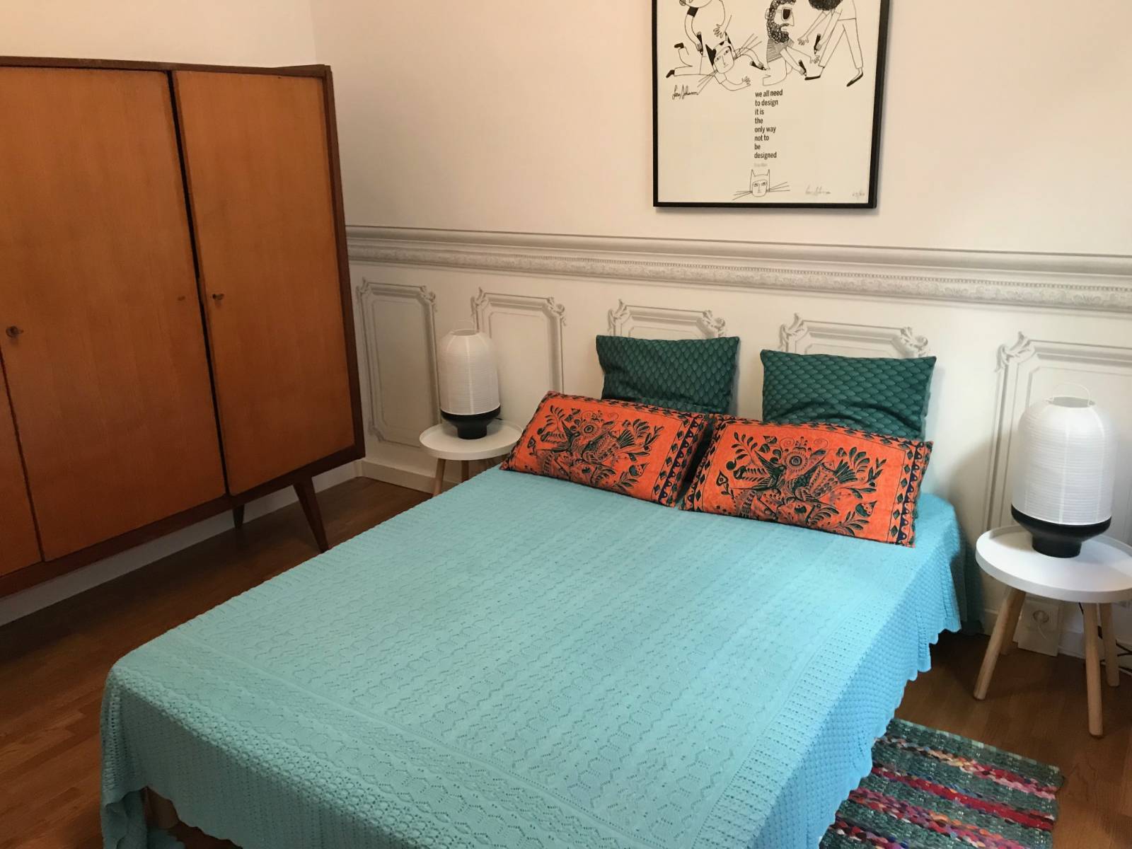 chambre séparé avec placard