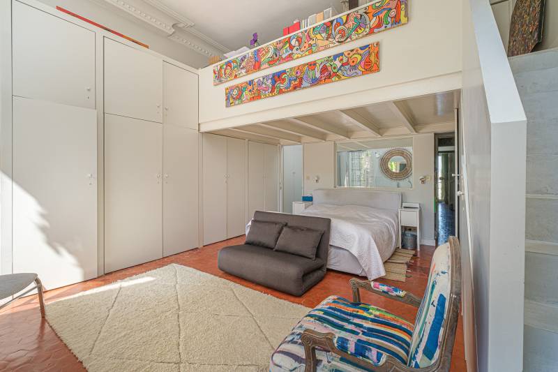 Chambre avec mezzanine