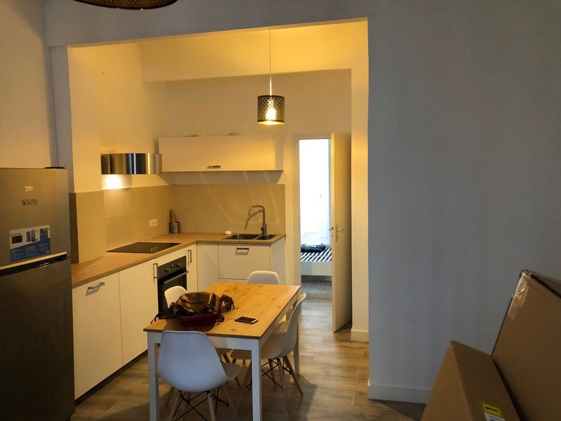 séjour avec cuisine ouverte